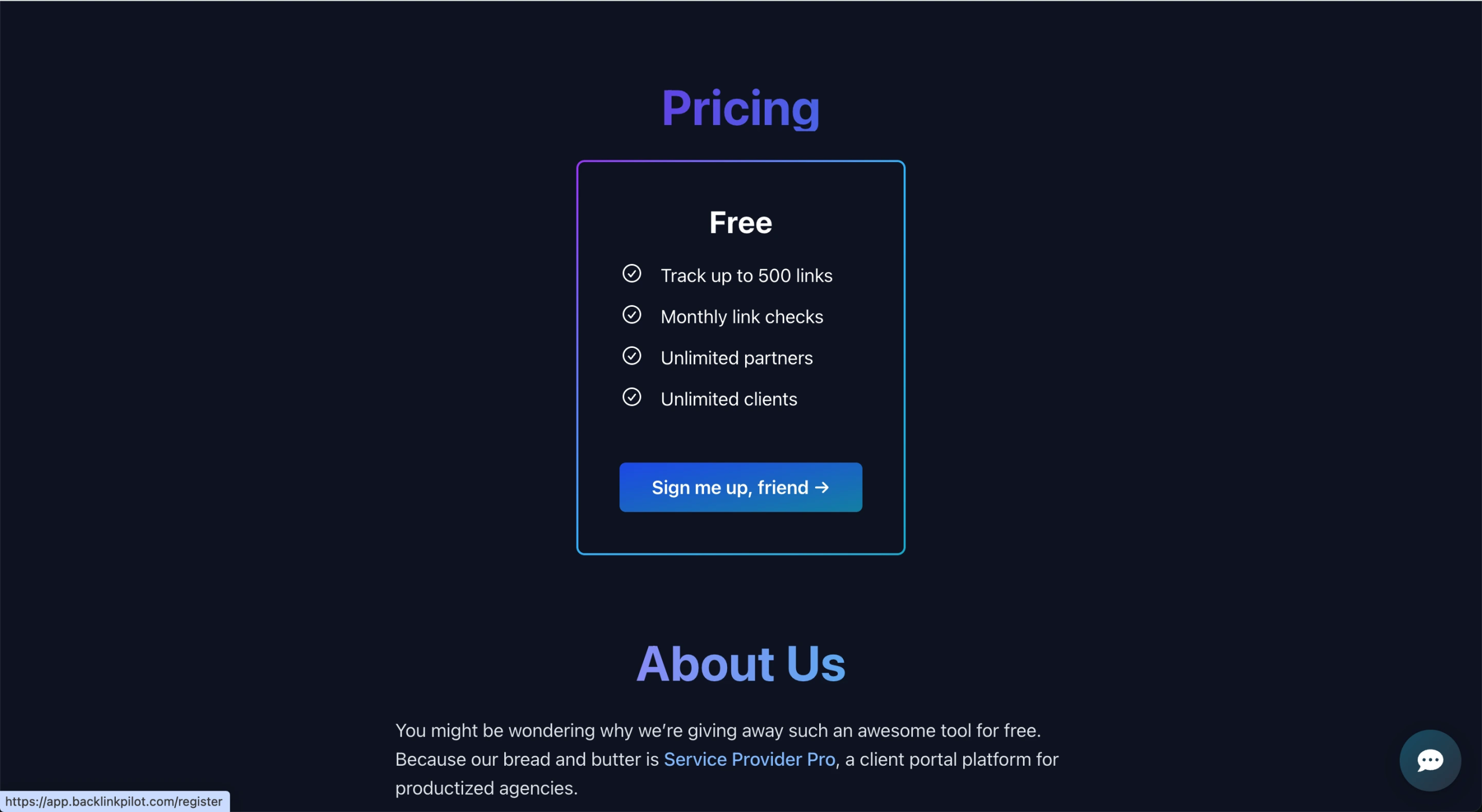 Rankpilot - Pricing features