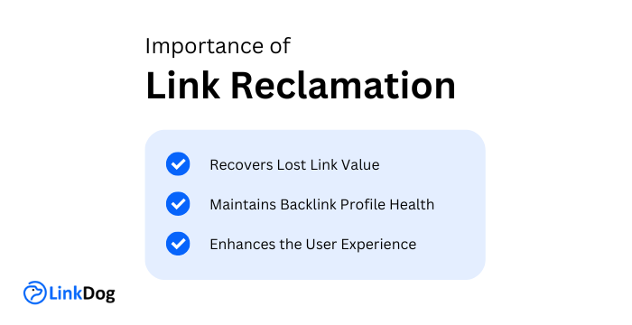 Importance of Link Reclmation